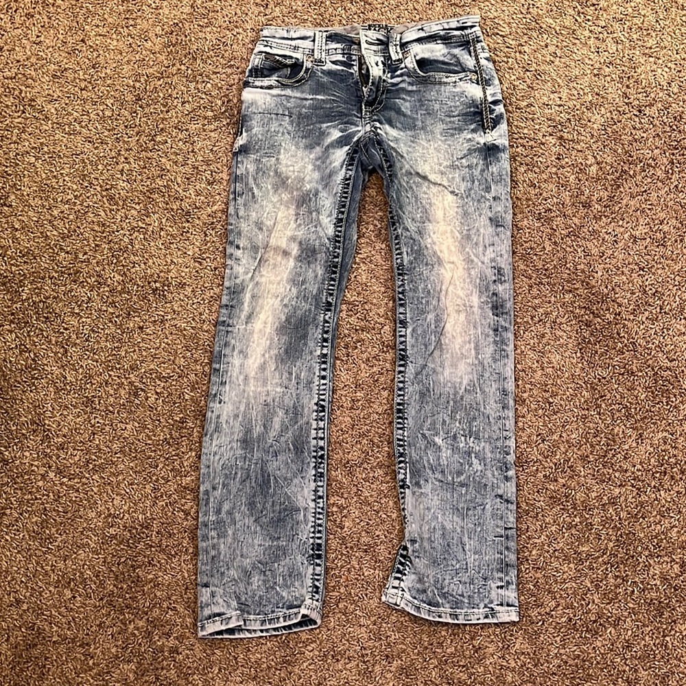 Buckle Black 28x30 lightened denim jeans.